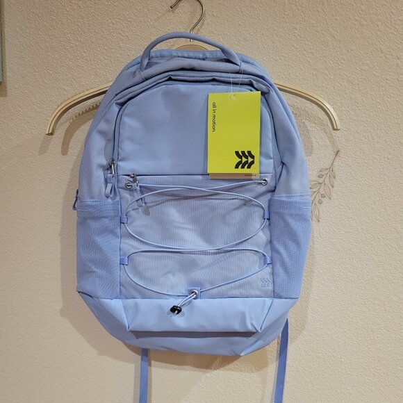 NWT All in Motion Blue Sporty Backpack with Pencils and Glue Sticks - Picture 1 of 14